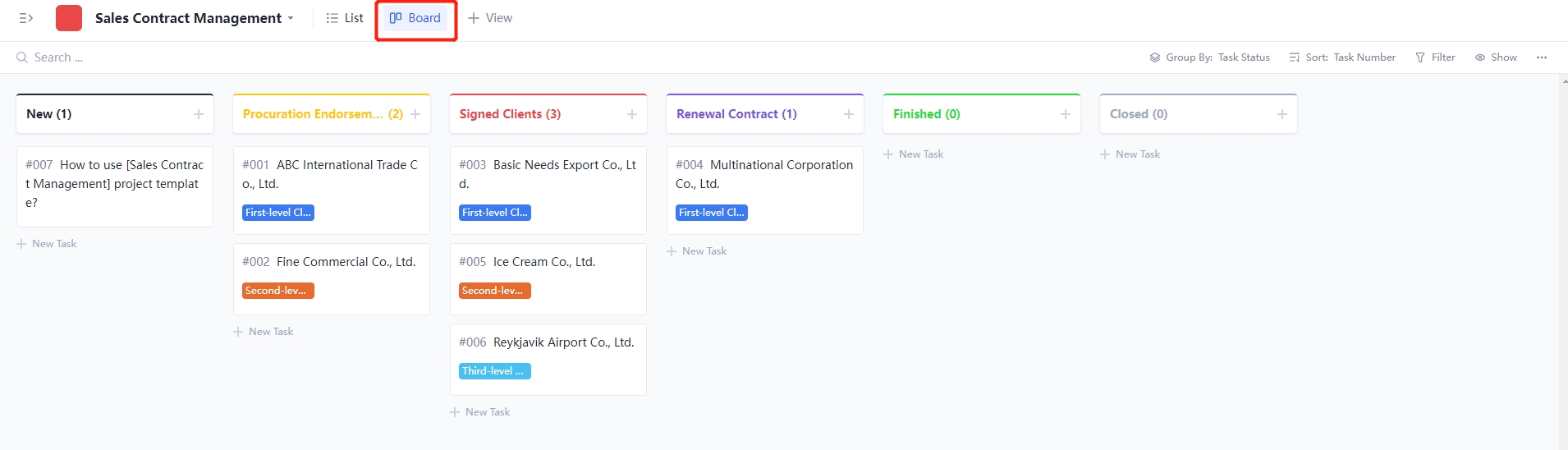 Tracup_template_board_view